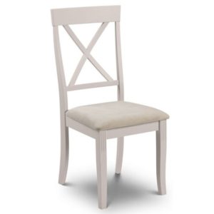 Dagan Wooden Dining Chair In Elephant Grey