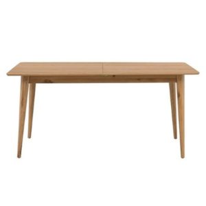 Jenson Rectangular 1600mm Wooden Dining Table In Natural Oak