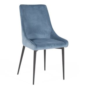 Plympton Velvet Dining Chair In Teal