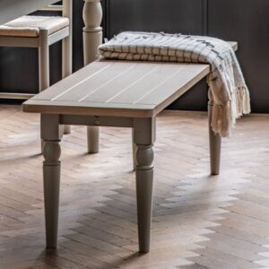 Elvira Wooden Dining Bench In Oak And Prairie