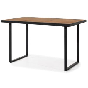 Lorain Wooden Dining Table Rectangular Small In Lancelot Oak