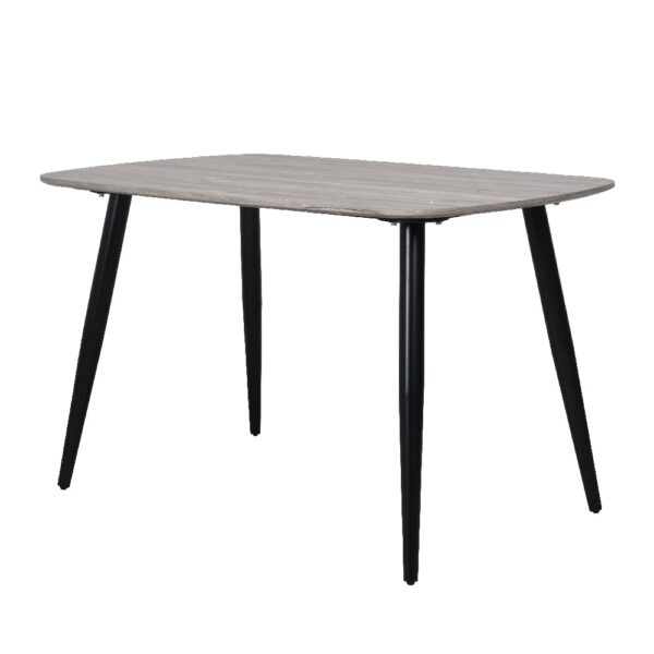 Arta Wooden Rectangular Dining Table In Grey Oak Effect