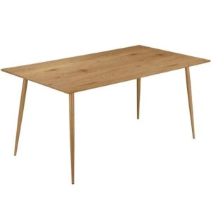 Malibu Wooden Dining Table 120cm Rectangular In Oak